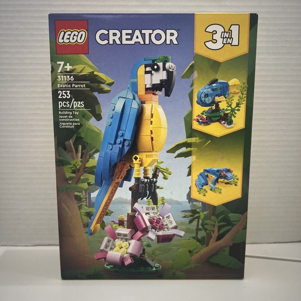 LEGO CREATOR 3 IN 1 EXOTIC PARROT 253 PIECES #311366